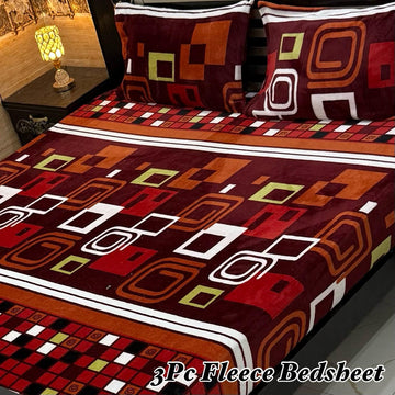 3PCS FLEES BEDSHEET (big box) DZN 8848