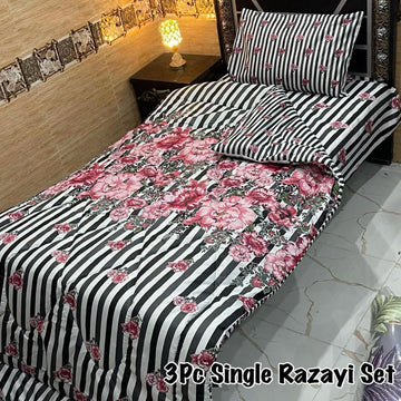 3PC Single Vicky Razai Set