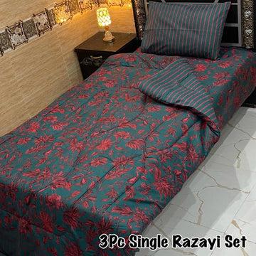 3PC Single Vicky Razai Set