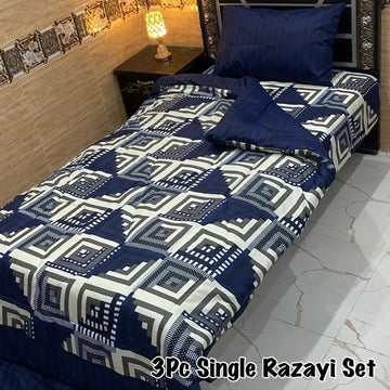 3PC Single Vicky Razai Set