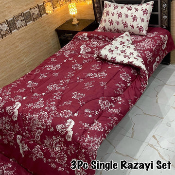 3PC Single Vicky Razai Set
