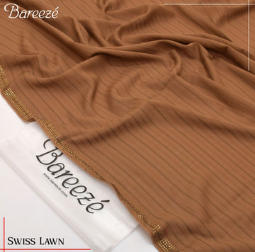 Bareeze Lawn Shawl ( Dzg & no 1018 )