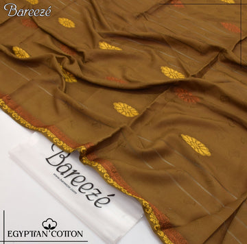 Bareeze Lawn Shawl ( Dzg & no 1026 )