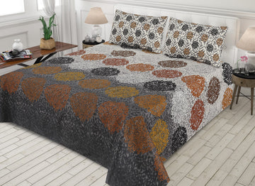 Gul Ahmed-King cotton bedsheet 3 pcs