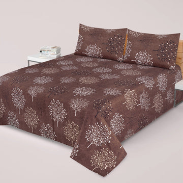 Gul Ahmed-King cotton bedsheet 3 pcs