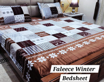 3PCS FLEES BEDSHEET (big box) DZN 8844