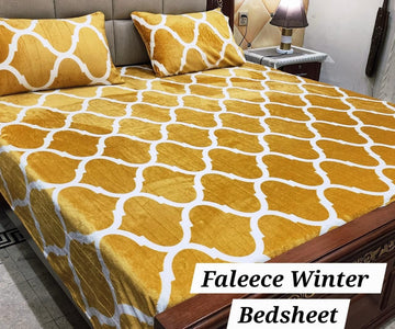 3PCS FLEES BEDSHEET (big box) DZN 8841