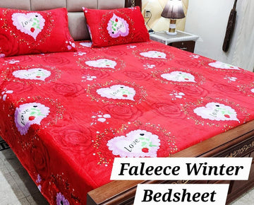 3PCS FLEES BEDSHEET (big box) DZN 8824