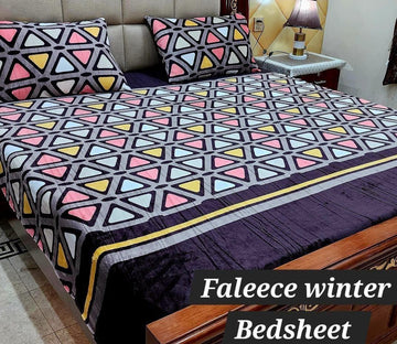 3PCS FLEES BEDSHEET (big box) DZN 8822