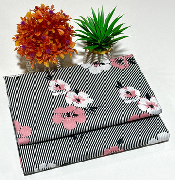 2PC Cotton Suite Digital Print (DZN-12148)