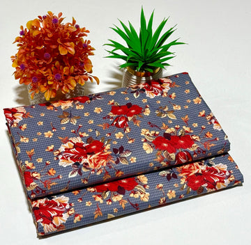 2PC Cotton Suite Digital Print (DZN-12132)