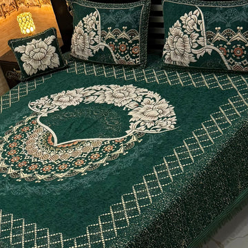 4Pc Velvet Jaquard Bedsheet (Ds No 1055)