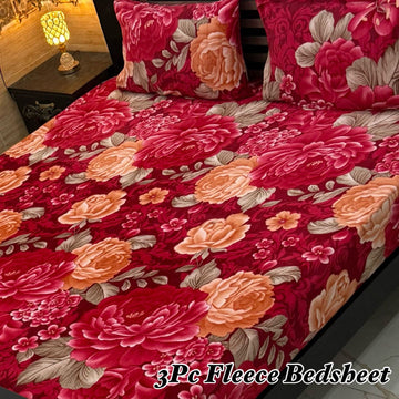 3PCS FLEES BEDSHEET (big box) DZN 8872