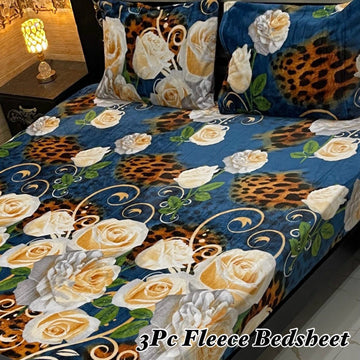 3PCS FLEES BEDSHEET (big box) DZN 8875