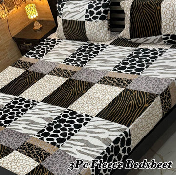 3PCS FLEES BEDSHEET (big box) DZN 8879