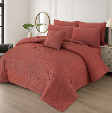 7 pcs Comforter Set(Design MZk-338)