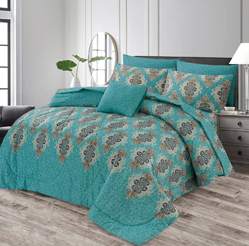 7 pcs Comforter Set(Design MZk-323)