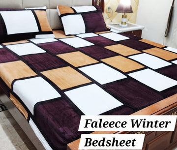 3PCS FLEES BEDSHEET (big box) DZN 8883