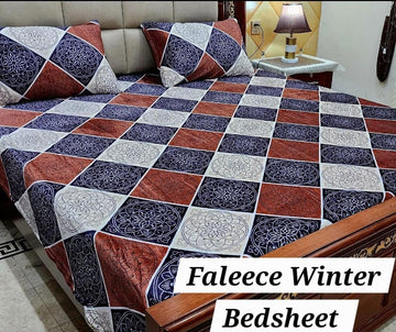 3PCS FLEES BEDSHEET (big box) DZN 8887