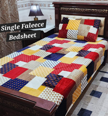 Soft Flees Single Bedsheets (DZN 7721)