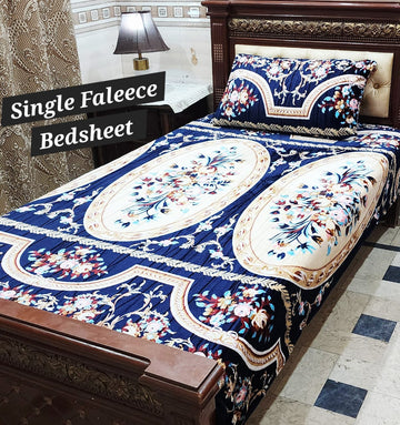 Soft Flees Single Bedsheets (DZN 7717)