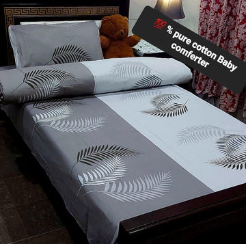 3 PCs Single Kids Winter Comforter Set