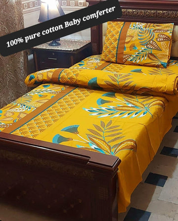 3 PCs Single Kids Winter Comforter Set